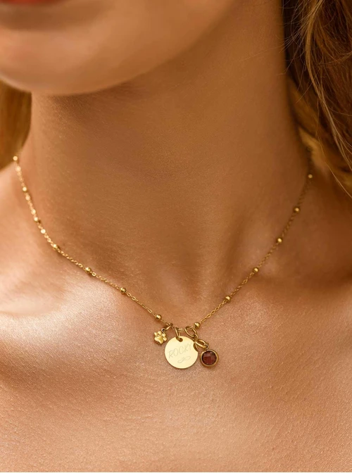 Zawieszka łapka, stal pozłacana SC08083Z00