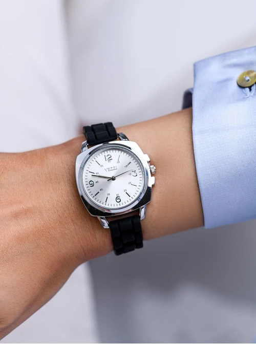 Zegarek Vezzi, kolor srebrny B509587P01