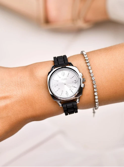 Zegarek Vezzi, kolor srebrny B509587P01