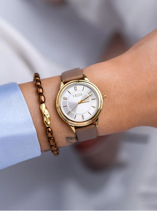 Zegarek Vezzi, kolor złoty B509593P00