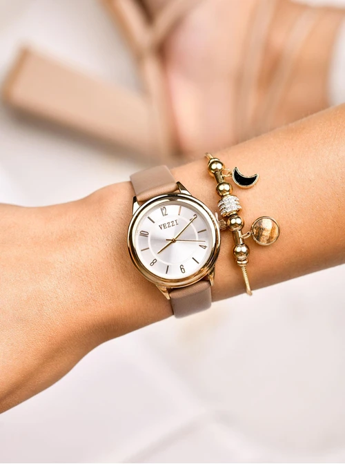 Zegarek Vezzi, kolor złoty B509593P00
