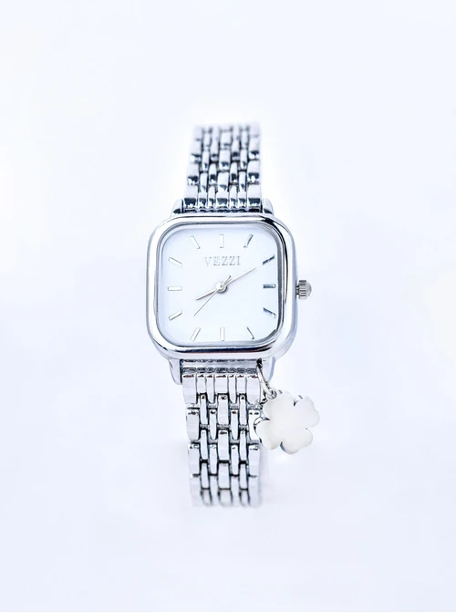 Zegarek Vezzi, koniczynka, kolor srebrny S509609S00