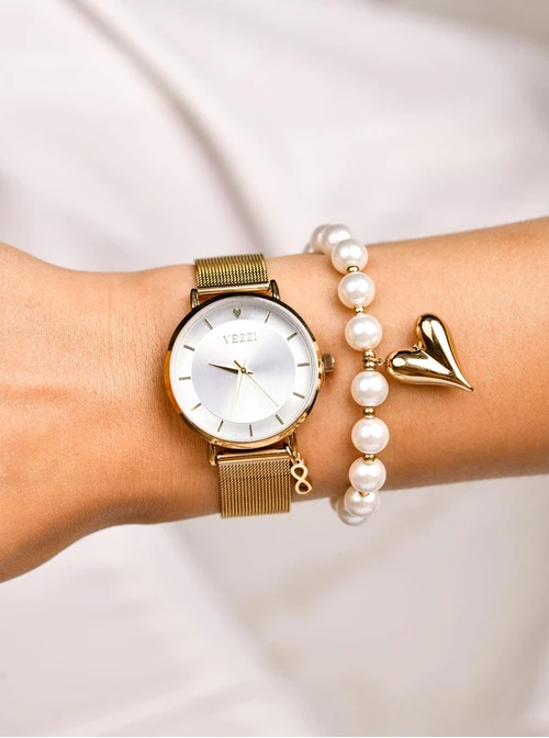 Zegarek Vezzi, nieskończoność, kolor złoty S509589Z00