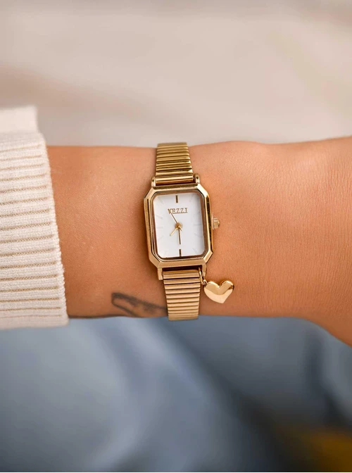 Zegarek Vezzi, serduszko, kolor złoty S509607Z00