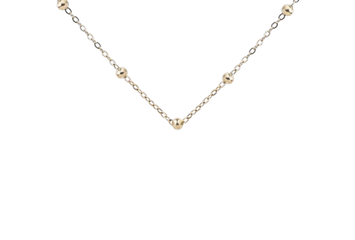 Łańcuszek baza do zawieszek, kuleczki, stal nierdzewna S308151Z00