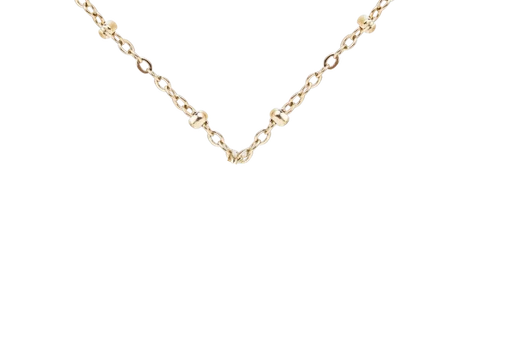 Naszyjnik kółeczko, stal pozłacana S308096Z00