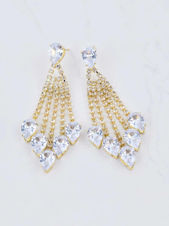 Kolczyki wieczorowe kryształki B210110Z00