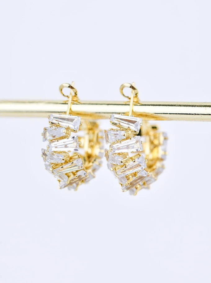 Kolczyki wieczorowe, kryształki B210122Z00