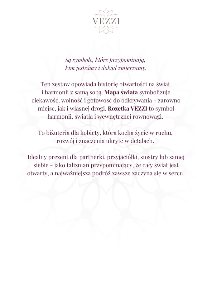 Zestaw Biżuterii Vezzi World Charms
