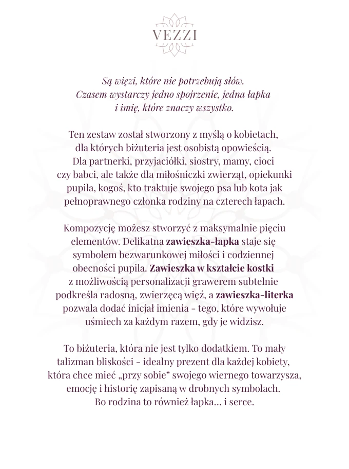 Zestaw biżuterii More Than Memory z możliwością graweru Z11023Z00