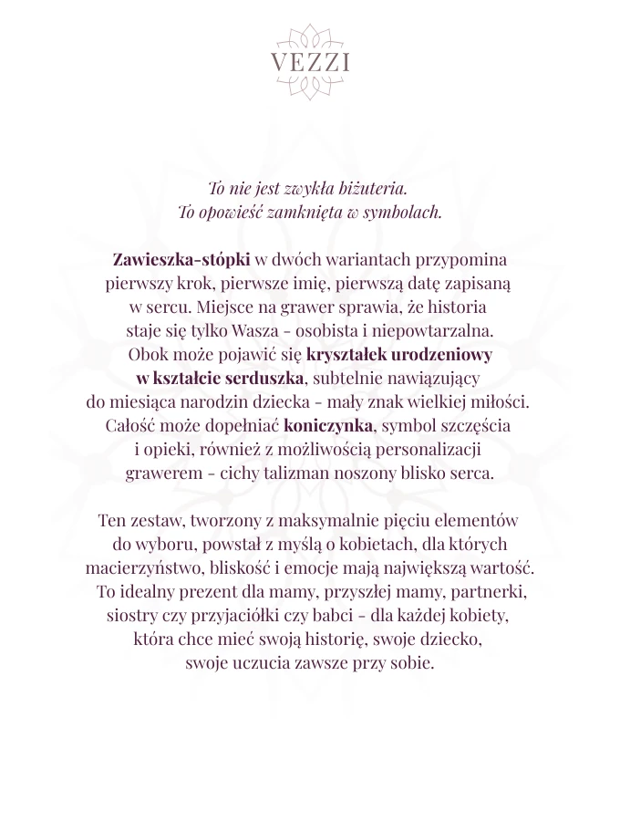 Zestaw biżuterii Echoes of Sapphire z możliwością graweru Z11034Z00