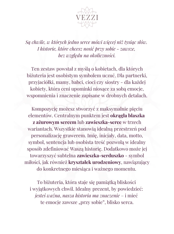 Zestaw biżuterii All in One z możliwością graweru Z11082Z00
