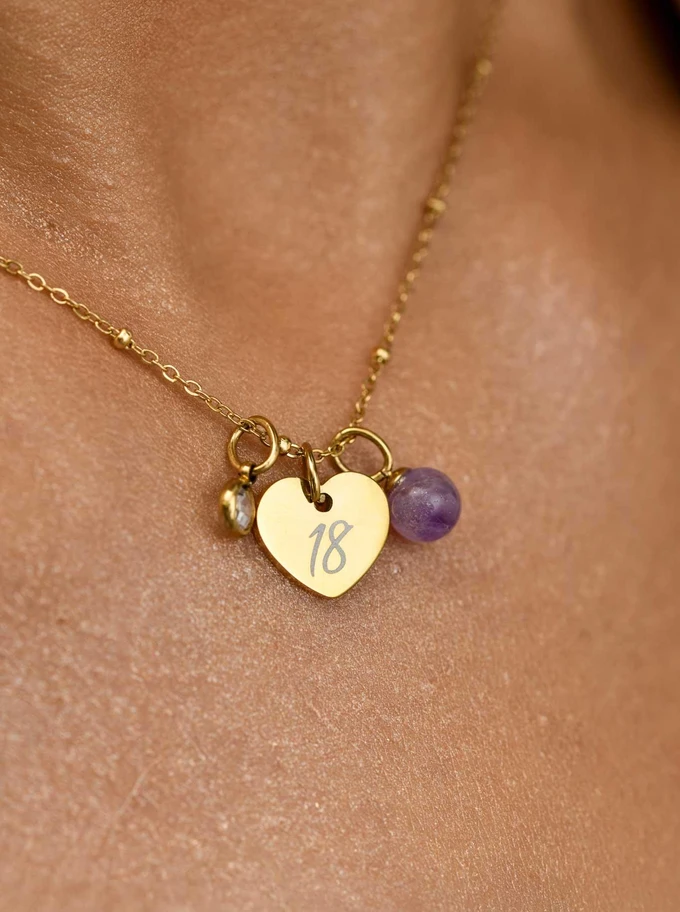 Zestaw biżuterii Violet Light z możliwością graweru Z11039Z00