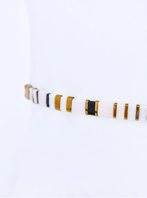 Bransoletka elastyczna, koraliki Miyuki, S110066Z00