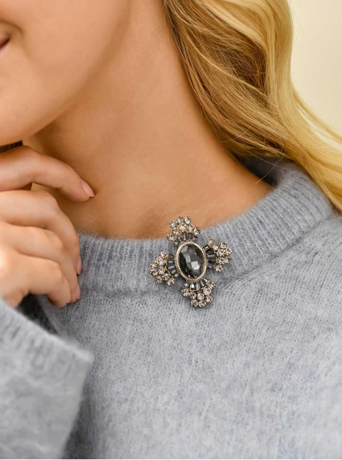 Broszka kryształki B710940P00