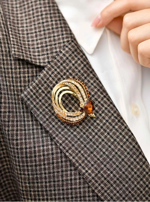 Broszka z kryształkami B710867Z00