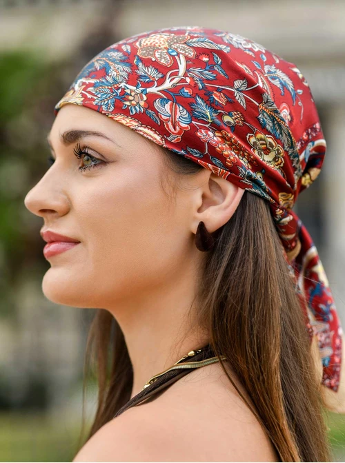 Kolczyki dmuchane, welurowe krople, stal pozłacana  S209867Z13