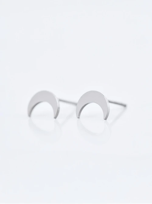 Kolczyki księżyce (1cm), stal S210561S00