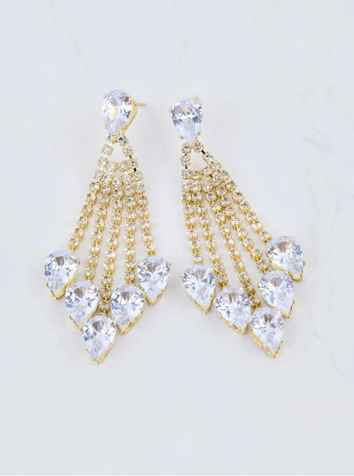 Kolczyki wieczorowe kryształki B210110Z00