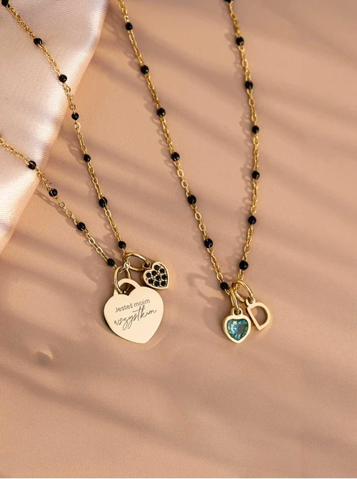 Łańcuszek baza do zawieszek, stal pozłacana S308155Z01