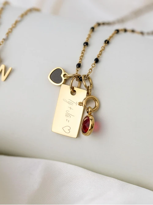 Łańcuszek baza do zawieszek, stal pozłacana S308155Z01