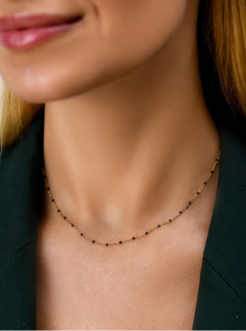 Łańcuszek baza do zawieszek, stal pozłacana S308155Z01