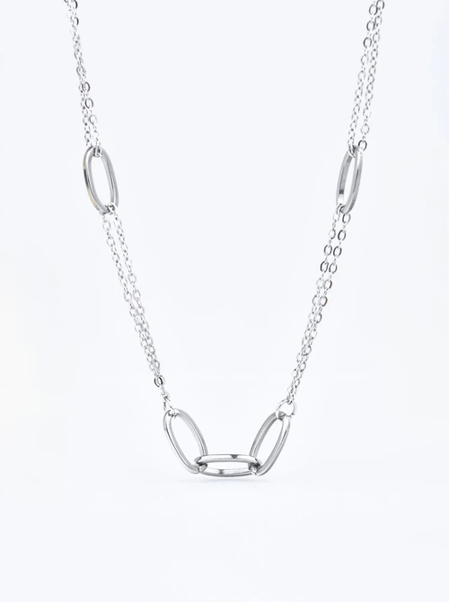 Naszyjnik podwójny, stal S310684S00