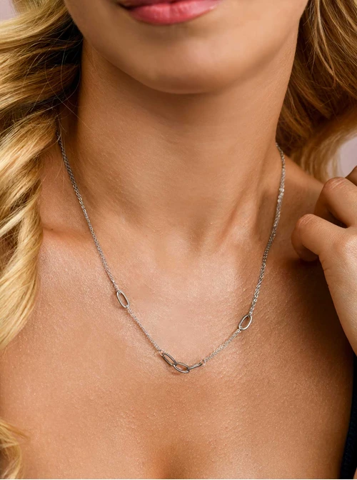 Naszyjnik podwójny, stal S310684S00