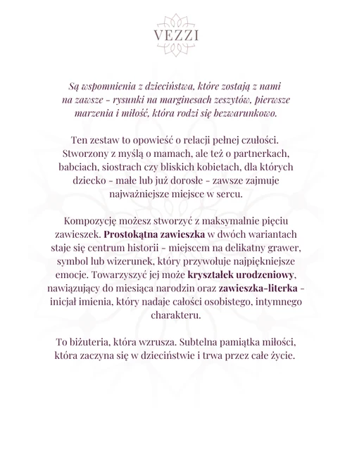 Zestaw biżuterii About the Colour z możliwością graweru Z10851Z00