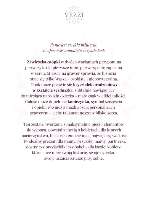 Zestaw biżuterii Echoes of Sapphire z możliwością graweru Z11034Z00