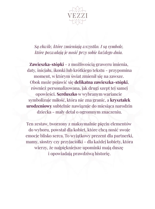 Zestaw More Than Words z możliwością graweru Z11070Z00