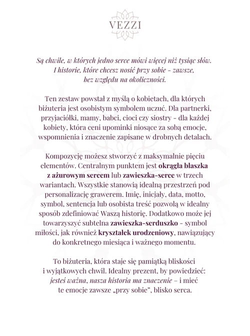 Zestaw biżuterii All in One z możliwością graweru Z11082Z00