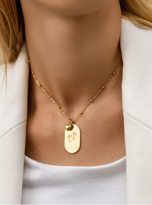 Zestaw biżuterii Carried in Heart z możliwością graweru Z11030Z00