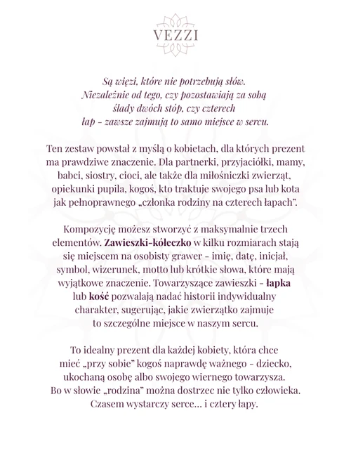Zestaw biżuterii Deep and True z możliwością graweru Z11028Z00