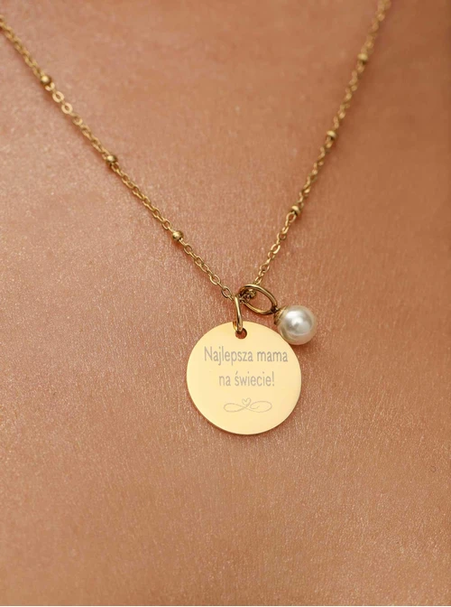 Zestaw biżuterii Golden Chapter z możliwością graweru Z11032Z00