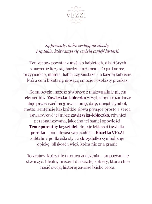 Zestaw biżuterii Golden Chapter z możliwością graweru Z11032Z00