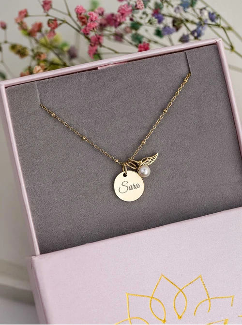 Zestaw biżuterii Golden Chapter z możliwością graweru Z11032Z00