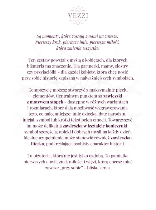 Zestaw biżuterii Good Fortune z możliwością graweru Z11044Z00