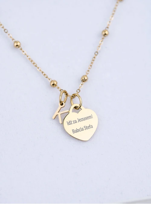 Zestaw biżuterii Never By Chance z możliwością graweru Z11022Z00