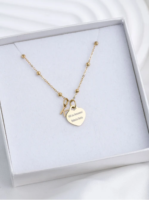 Zestaw biżuterii Never By Chance z możliwością graweru Z11022Z00