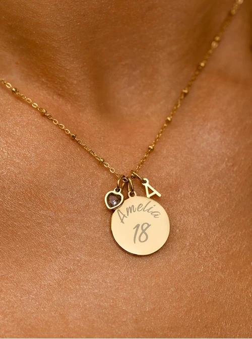 Zestaw biżuterii Tiny Heart Treasures z możliwością graweru Z11101Z00