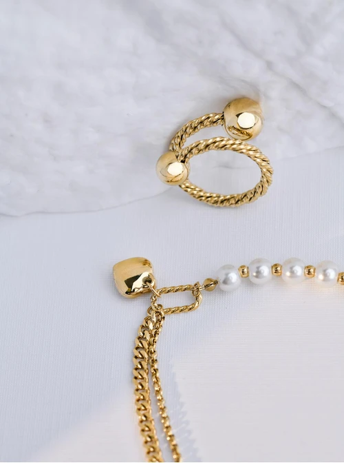 Zestaw Biżuterii Pearl Rust Romance