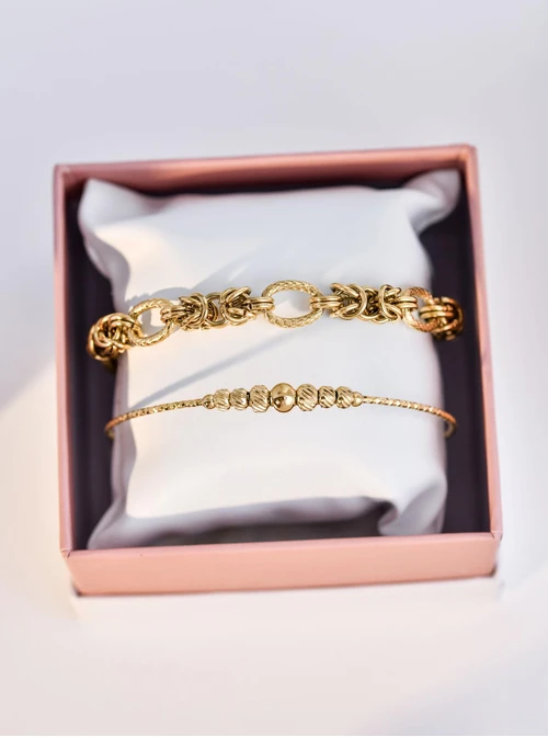 Zestaw Bransoletek Golden Whisper