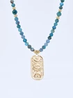 Choker, Oko Proroka, księżyc, Apatyt, stal pozłacana, S310593Z00
