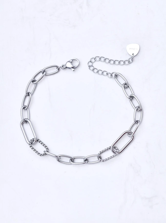 Bransoletka łańcuch, baza Charms, stal S110374S00