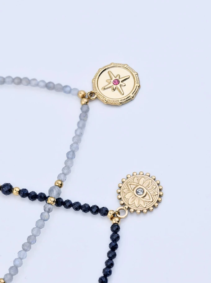 Choker oko proroka, Noc Kairu, stal pozłacana S310597Z00