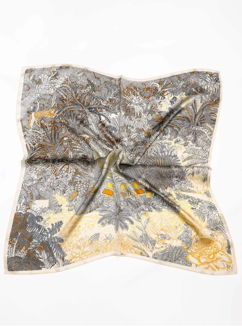 Apaszka Jedwabna, 65 cm x 65 cm, AP11928-07