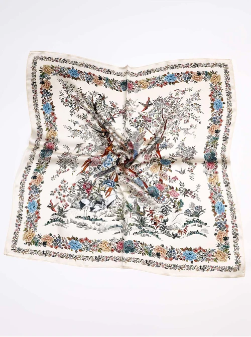 Apaszka Jedwabna, 65 cm x 65 cm, AP11932-07