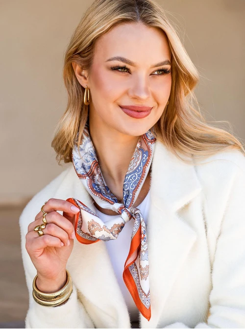 Apaszka Jedwabna, 68 cm x 68 cm, AP11916-07