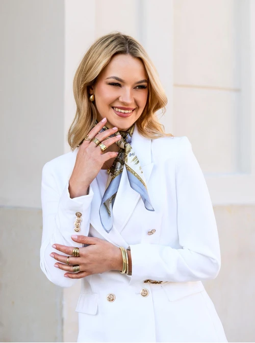 Apaszka Jedwabna, 68 cm x 68 cm, AP11948-07